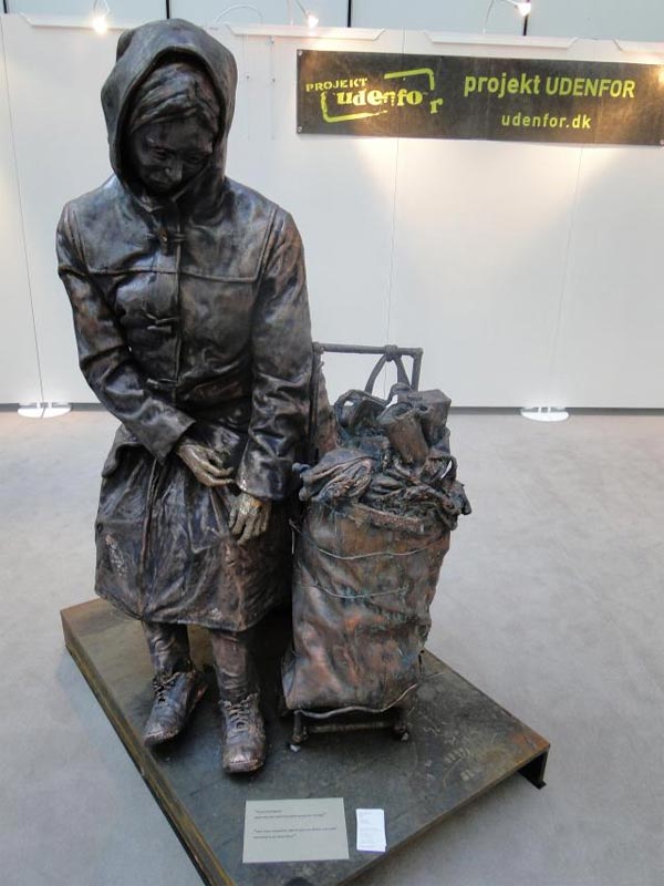 Homeless People Sculpture