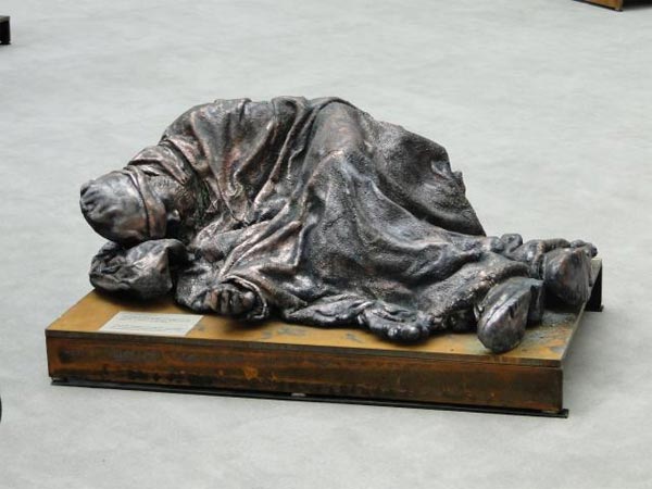 Homeless People Sculpture