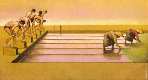 Humorous Drawing by Paul Kuczynski