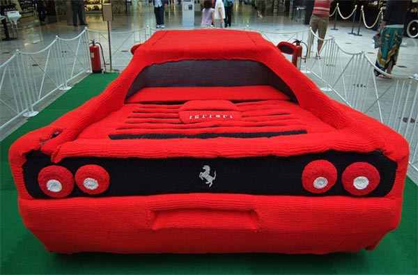 Knitted Ferrari