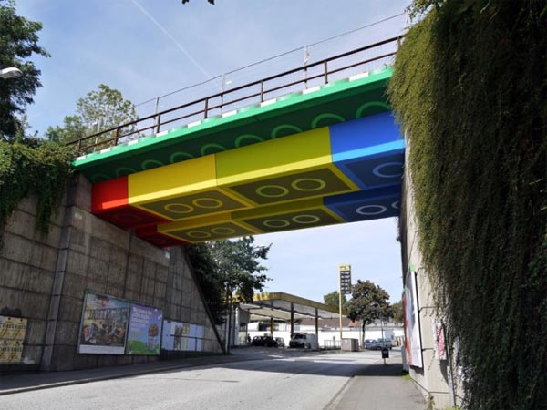 Giant Lego Bridge