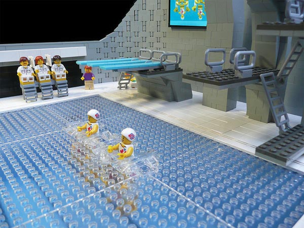 LEGO Olympics Aquatic Centre