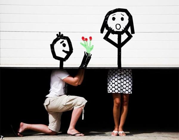 Cute Love Drawings On Garage Door