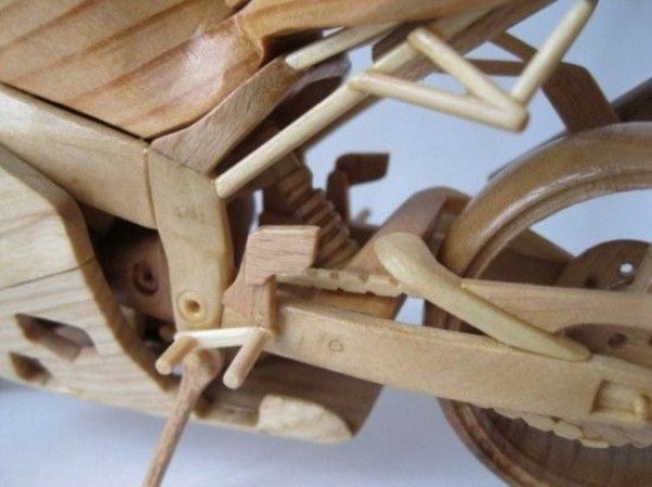 Miniature Wooden Bikes