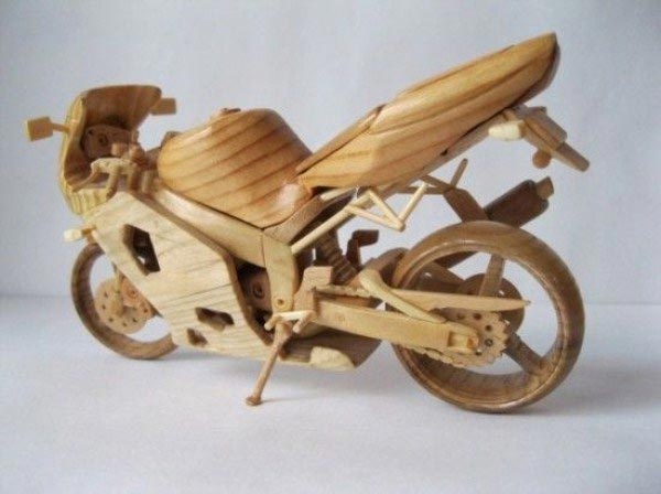 Miniature Wooden Bikes