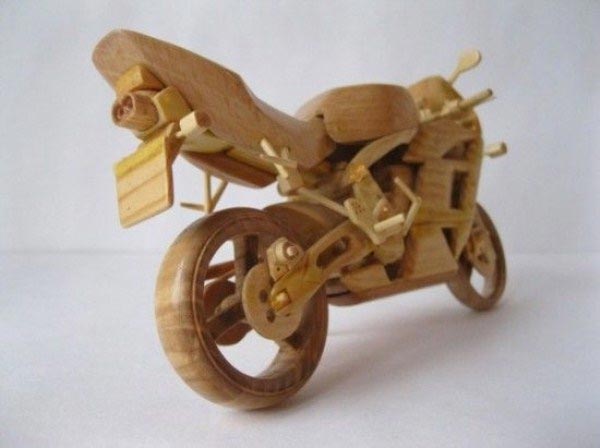 Miniature Wooden Bikes