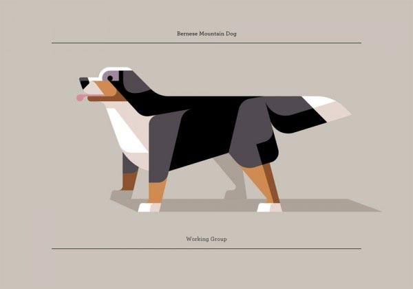 Minimalist Dog Print