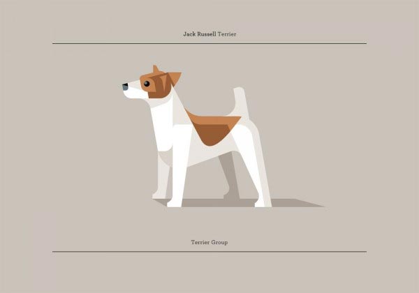 Minimalist Dog Print