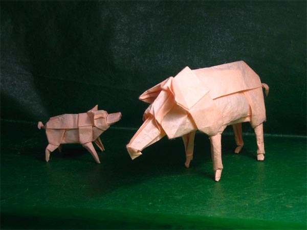 Pig Origami