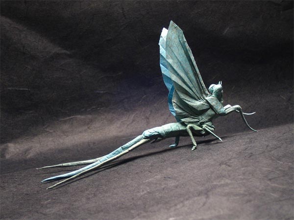 Flying Katydid Origami