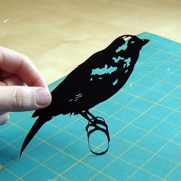 Paper-cut Sparrow