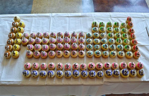 Periodic Table of Cupcakes