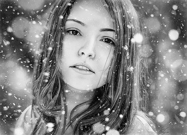 Photo-Realistic Pencil Drawings