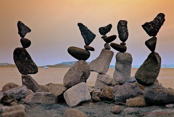 Rock Balancing Art by Bill Dan