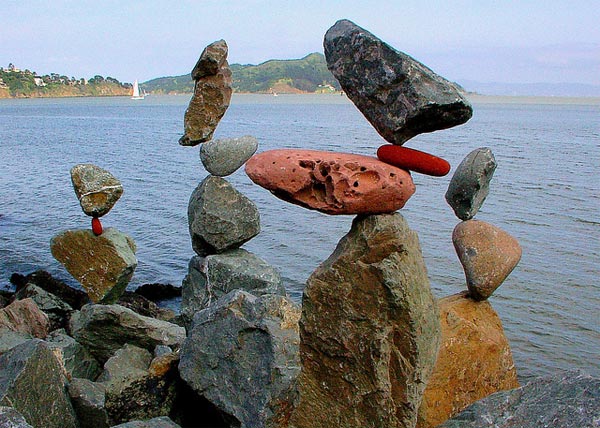 Rock Balancing Art by Bill Dan