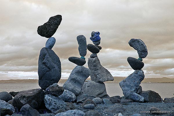 Rock Balancing Art by Bill Dan