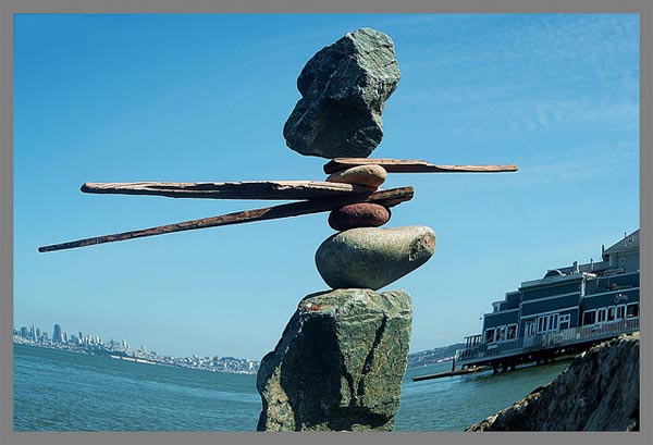 Rock Balancing Art by Bill Dan