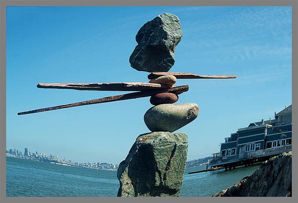 Rock Balancing Art by Bill Dan