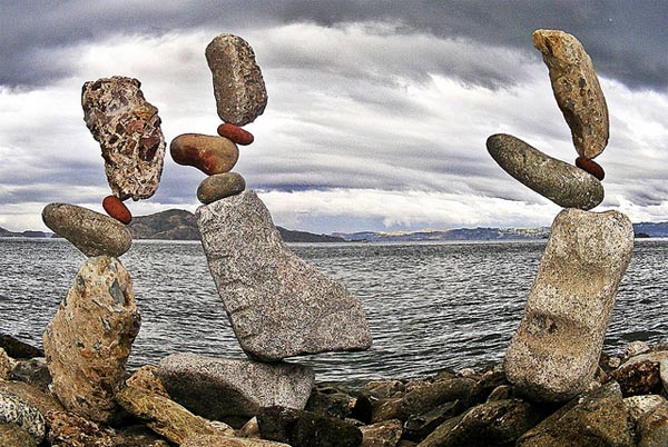 Rock Balancing Art by Bill Dan