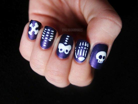 Skeleton Nails