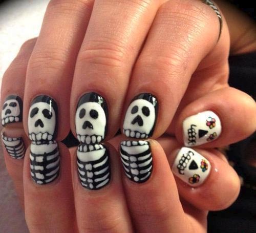 Skeleton Polish on Nails