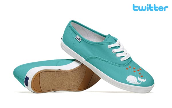 Twitter-Inspired Social Media Shoes