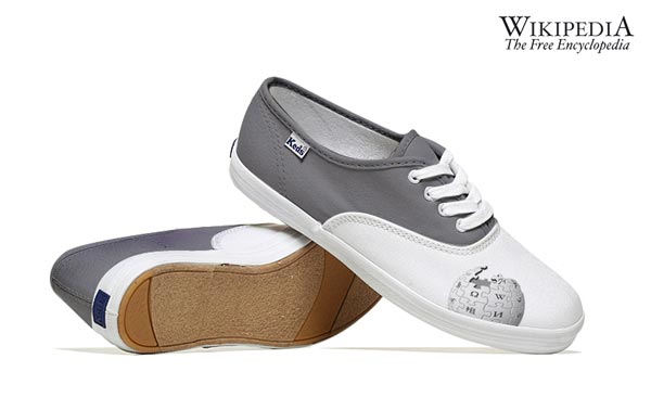 Wikipedia-Inspired Social Media Shoes