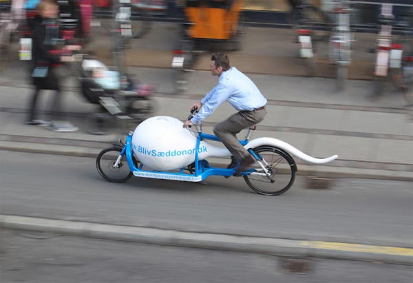 Sperm-shaped Bicycle