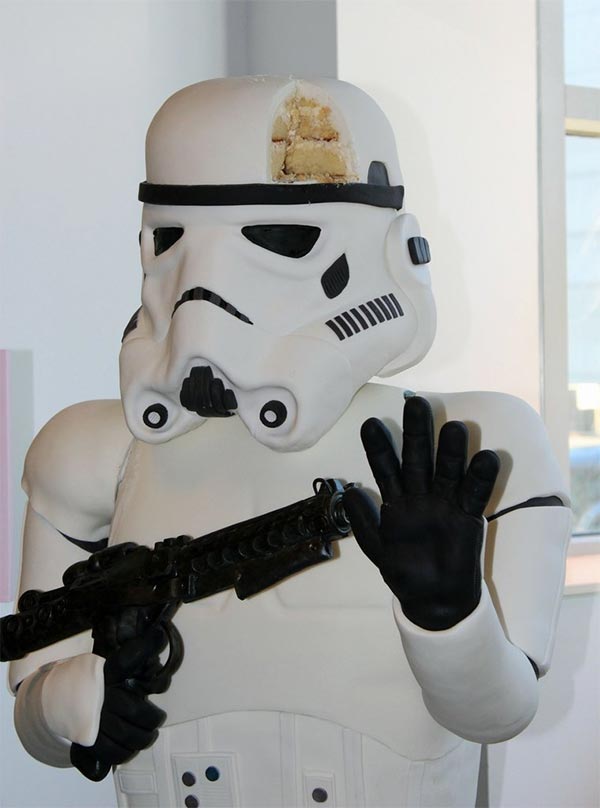 Life-size Stormtrooper Cake