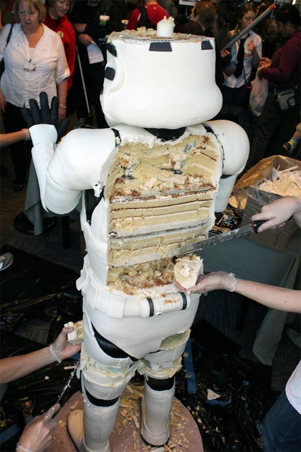 Life-size Stormtrooper Cake