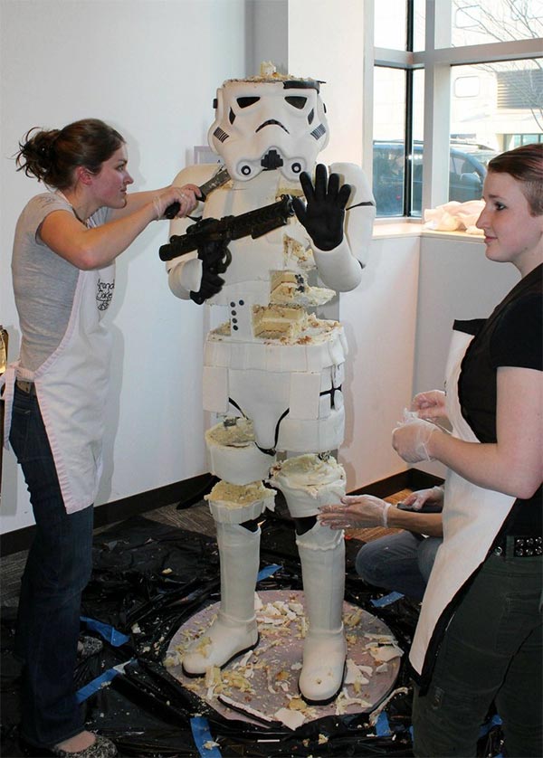 Life-size Stormtrooper Cake