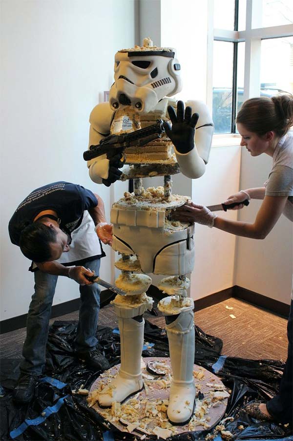 Life-size Stormtrooper Cake