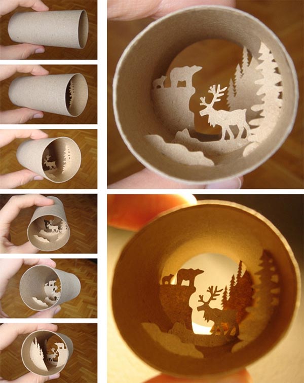 Toilet Roll Art by Anastassia Elias