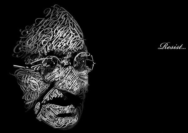 Typographic Illustration / Portrait