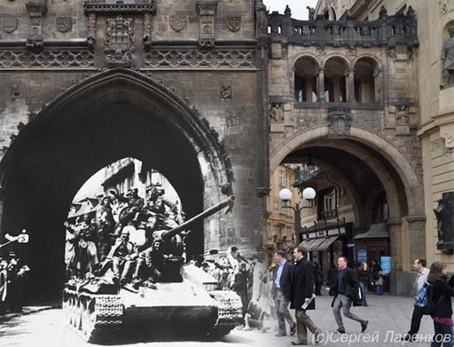 Computational Re-photography of World War II Photos