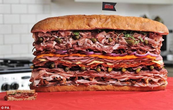 World's Meatiest Sandwich