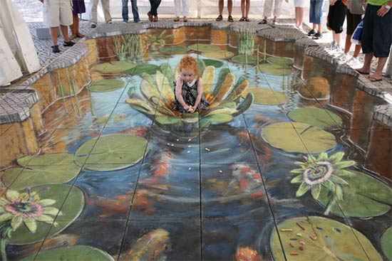 3D Illusion Drawing by Julian Beever