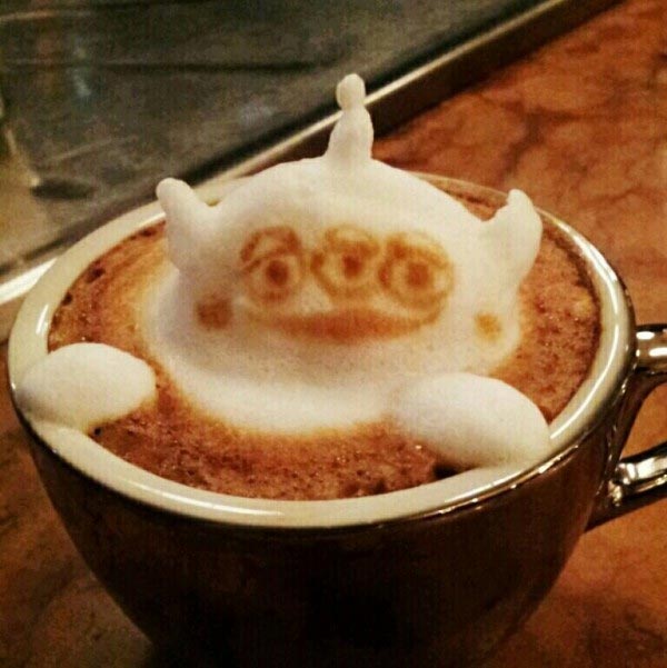 Latte art by Kazuki Yamamoto