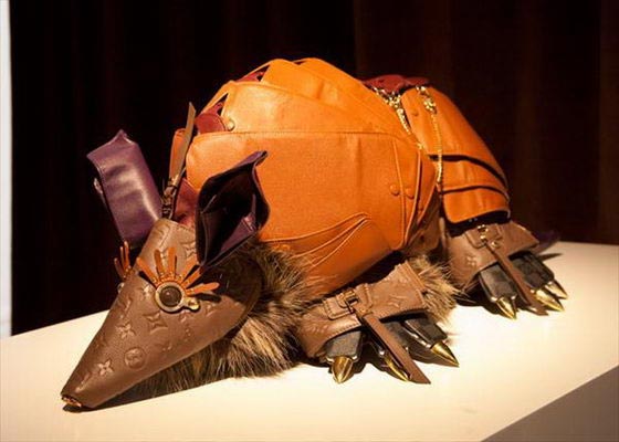 Animal Sculptures Created with Louis Vuitton bags