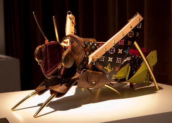 Animal Sculptures Created with Louis Vuitton bags