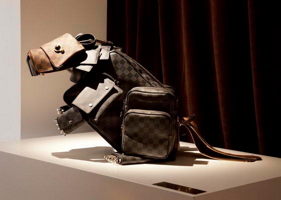 Animal Sculptures Created with Louis Vuitton bags