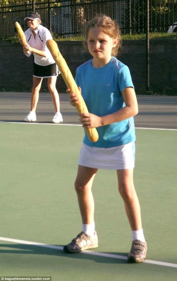 Playing Tennis with Baguette
