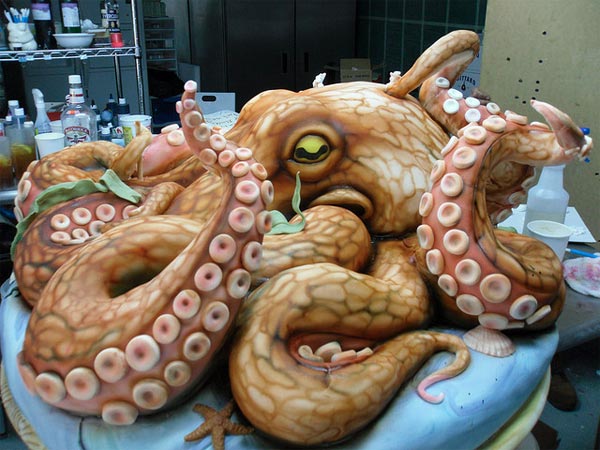 Octopus Cake Designs by Karen Portaleo