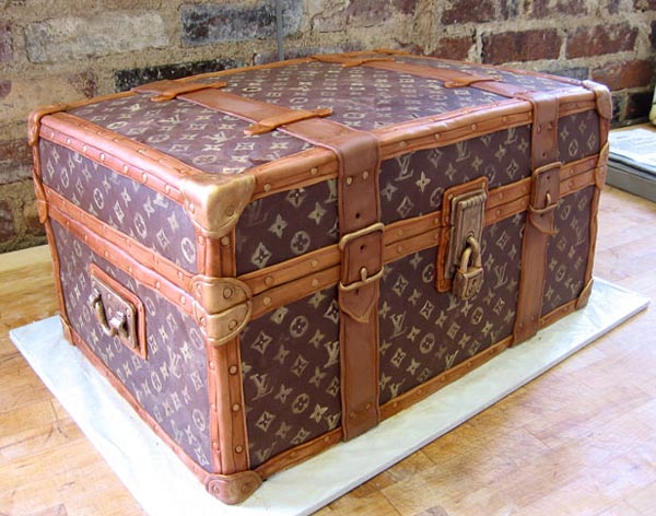 Louis Vuitton Trunk Cake Designs by Karen Portaleo