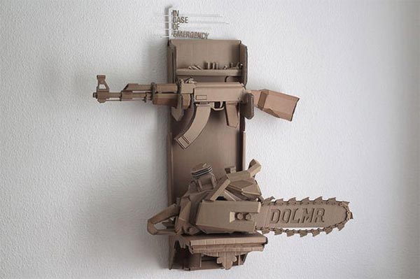 Cardboard Kalashnikov