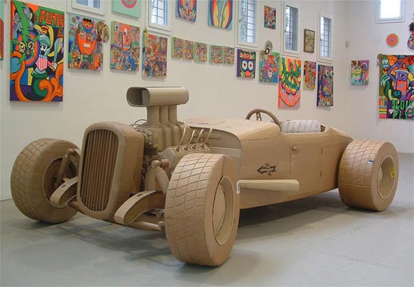 Cardboard Sculpture by Chris Gilmour