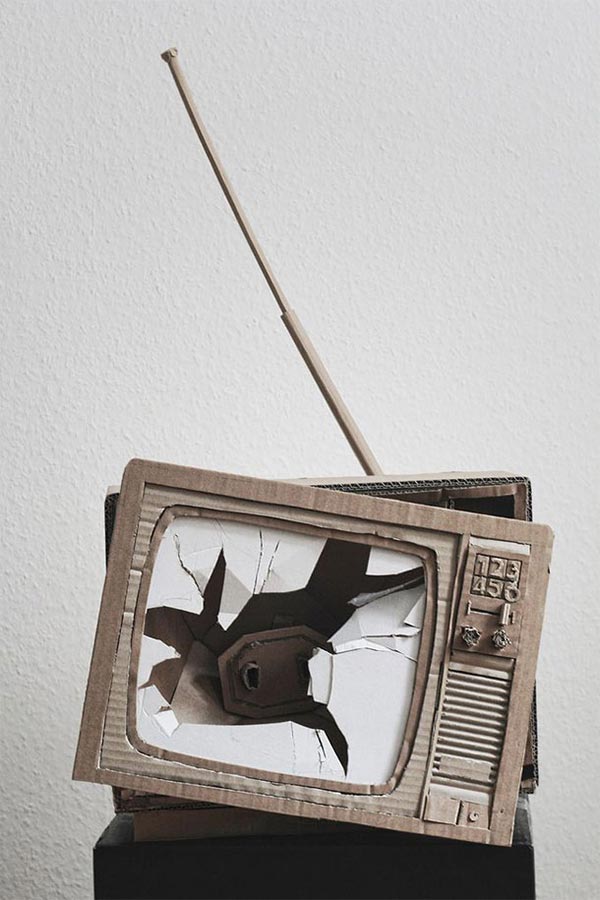 Cardboard TV