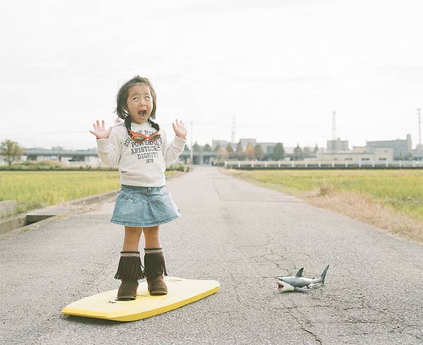 Japanese Dad Takes Conceptual Portraits of His Daughter