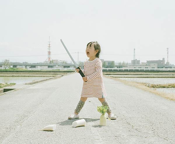 Japanese Dad Takes Conceptual Portraits of His Daughter