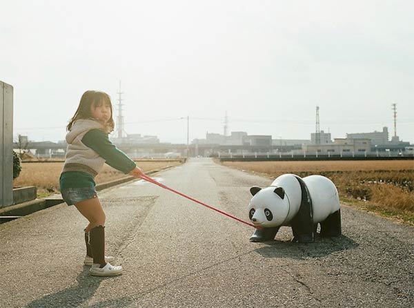 Japanese Dad Takes Conceptual Portraits of His Daughter